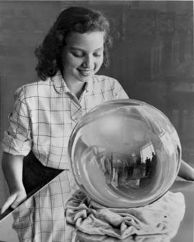 World's largest flawless quartz sphere.