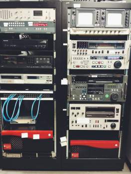 This is the AV equipment that we have here at the Archives which we make available to other units who may need it.