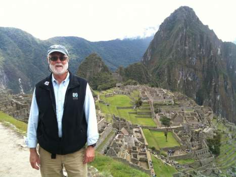 Secretary Clough visiting field site at Machu Picchu, Peru, 2011