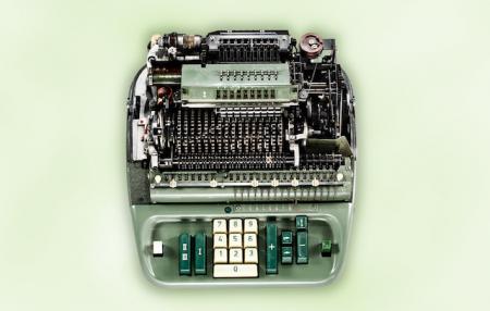 Mechanical calculator, "Low Tech" series, by photographer Kevin Twomey.