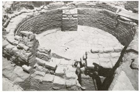 Base of mud brick grainery sile at Tell Jemmeh, Smithsonian Institution Research Reports, Number 9, 