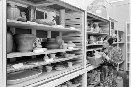 Museum Specialist Sheila Alexander at Work in NMHT