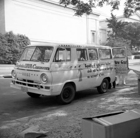 Virginia ERA Caravan at the Alice Paul Memorial March