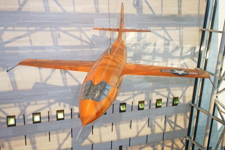 On October 14, 1947, the Bell X-1 became the first airplane to fly faster than the speed of sound. P