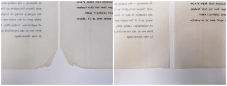 Side by side of archival documents.