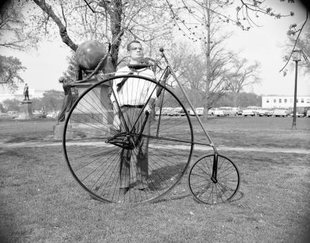 Unidentified Man with Smith Star Bicycle