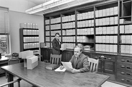 Archivist Sam T. Suratt at Smithsonian Institution Archives