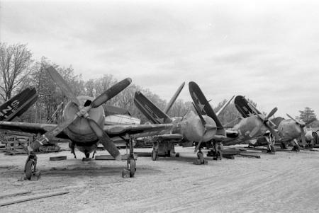 Airplanes at "Silver Hill" Facility