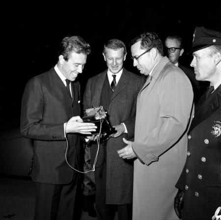 Presentation of Camera to First Earl of Snowdon at National Zoological Park