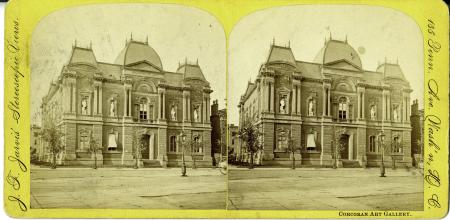 Exterior of Renwick Gallery, c. 1880s, by J.F. Jarvis, Stereoscopic View, Image ID# SIA2011-1138 or 