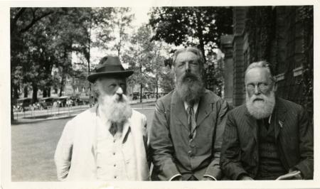 James Mavor, D'Arcy Wentworth Thompson, and Herbert Wildon Carr. Smithsonian Institution Archives, S