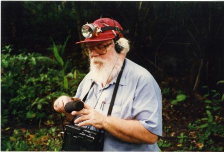 A. Stanley Rand in Panama on the Old Gamboa Road in June of 1996, by Dorothy White, Record Unit 9579