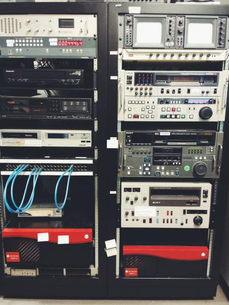 This is the AV equipment that we have here at the Archives which we make available to other units wh