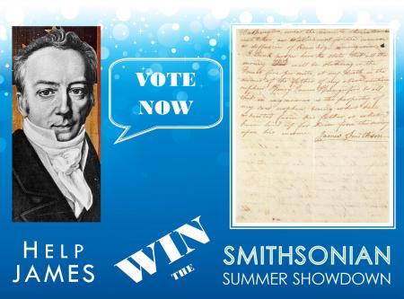 Smithsonian Summer Showdown, Please help James win by voting!