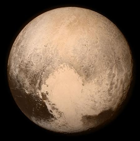Photo of Pluto taken by NASA's New Horizons spacecraft.