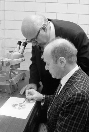 Study of Snails with Dr. Louis S. Kornicker and Dr. I. Gregory Sohn,