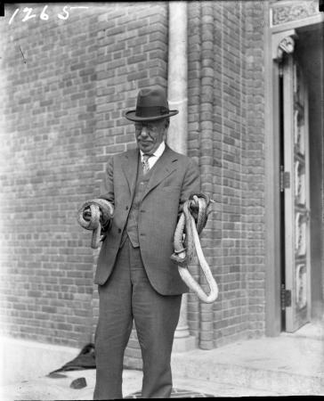 William H. Blackburne with Snakes