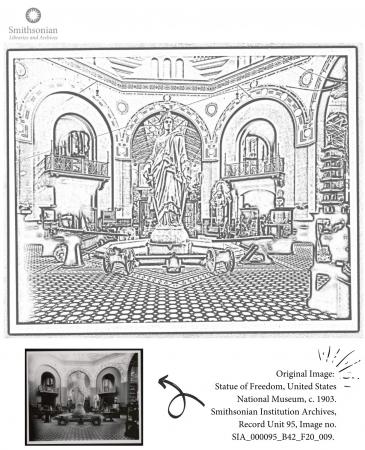 smithsonian museum coloring pages