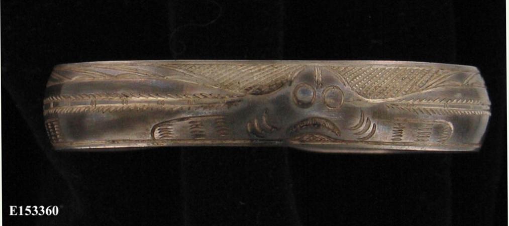 Tlingit bracelet donated to the Smithsonian by Eliza Scidmore. 